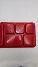 P614R05 Right-Hand 6-Compartment Polypropylene Tray 10" x 14" Pack of 24 - Brand New