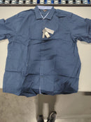 GALAXY BY HARVIC MEN'S SLIM-FIT SOLID DRESS SHIRTS - SIZE: MEN 2XL - NAVY - Brand New