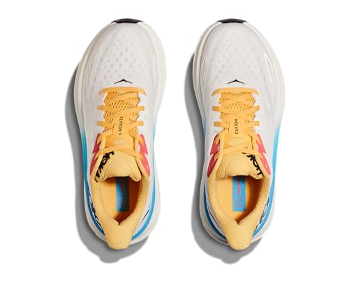 1127896 Hoka Clifton 9 Womens - Blanc De Blanc Swim Day - 8 UK - Like New