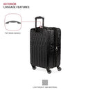 SWISSGEAR 8018 EXPANDABLE LUGGAGE 3-PIECE HARDSIDE WHEEL 80182003 - BLACK - Brand New