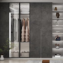 TruReno 24"x394" Black Grey Concrete Matte Contact Paper Home Decor - Brand New