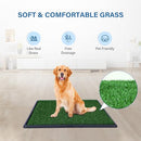 GLOWPTPADXGRASS2030 FLUFFYDREAM ARTIFICIAL GRASS DOG POTTY 20X30" - BLACK/GREEN - Like New