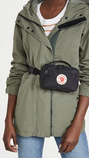 FJALLRAVEN WOMEN'S KANKEN HIP PACK ONE SIZE - BLACK - Brand New