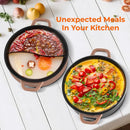 ROSEWILL 12.7 QT ELECTRIC HOT POT ACCESSORY KIT DUAL-SIDED HOT POT - MOCHA - Like New