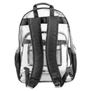 SUMMIT RIDGE CLEAR BACKPACK - CLEAR BLK - Brand New