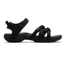 4266 Teva Women's Tirra Sandal Black/Black 09 Like New