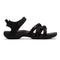 4266 Teva Women's Tirra Sandal Black/Black 09 Like New