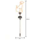 TOUCH OF ECO SOLAR LED NEON DOG STAKE LIGHT - WARM WHITE - Like New