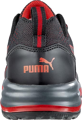 644495 PUMA Men's Speek Blk Sneaker Black/Red Size 9 - Like New
