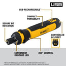 DEWALT CORDLESS SCREWDRIVER 4V USB RECHARGEABLE DWHT66719 - BLACK - Like New