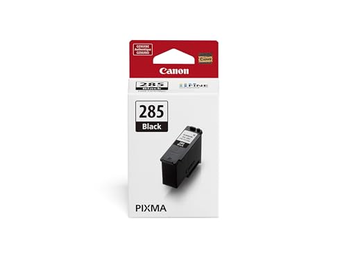 Canon PG-285 Genuine Black Ink Cartridge, Compatible with TR7820, TS7720/7722 - Brand New