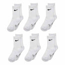 UN0019-001 NIKE DRI-FIT PERFORMANCE BASIC CREW MEN 5-7, WHITE - Brand New