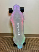 ISINWHEEL V6 PRO ELECTRIC SKATEBOARD WITH PEDAL LIGHTS & REMOTE CONTROL - GRAY - Like New