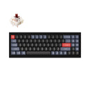 Keychron Q7 QMK Custom Mechanical Keyboard, GATERON G PRO BROWN - CARBON BLACK Like New