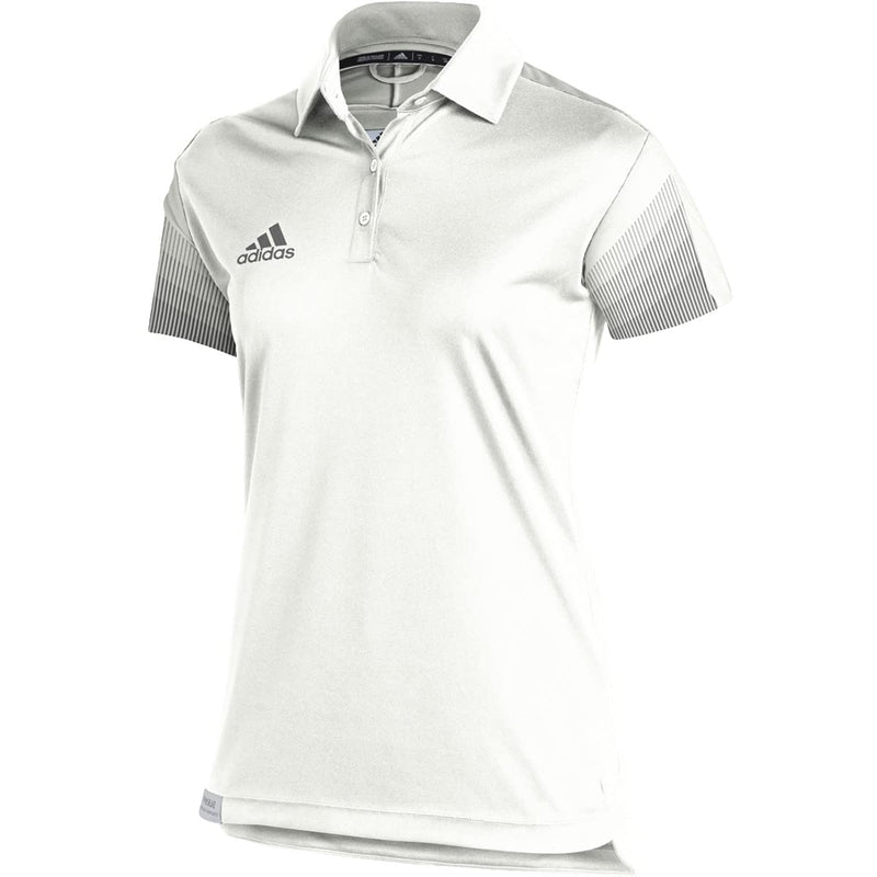 ADIDAS SIDELINE 21 PRIMEBLUE POLO SHIRT - WOMENS MULTI-SPORT - SIZE XL - WHITE - Like New