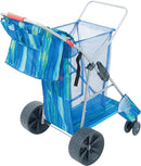 Rio Brands Deluxe Wonder Wheeler Wide AWWC6W-17 - Blue Print - Like New