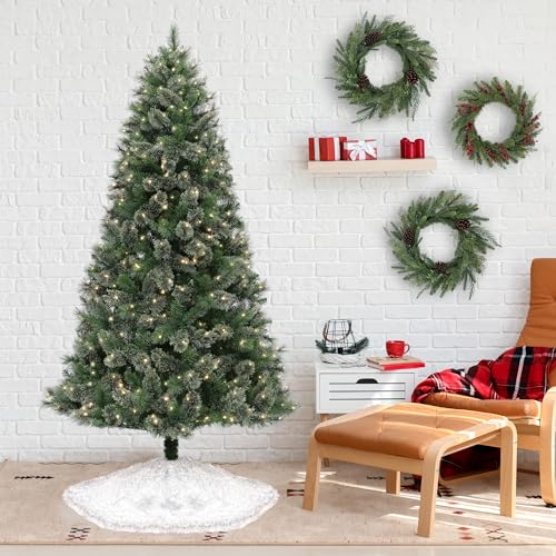 PHILIPS 7.5' PRELIT CHRISTMAS TREE WITH 500 BICOLOR LED LIGHTS - GREEN - Like New