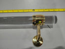 GENERIC ACRYLIC TRANSPARENT INDOOR STAIR HANDRAIL 3FT GRAB BAR - CLEAR/BRASS - Like New