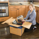 BANKERS BOX MEDIUM PRIME MOVING BOX 8 PACK REINFORCED HANDLES CRC-00628 - BROWN - Like New