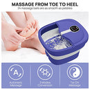 HOSPAN COLLAPSIBLE FOOT SPA ELECTRIC ROTARY MASSAGE - PURPLE FS02A - Like New