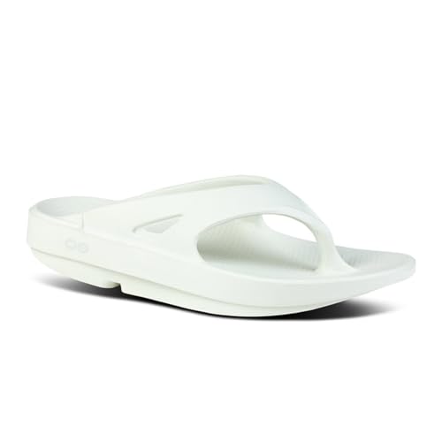 OOFOS UNISEX ORIGINAL THONG SANDAL MEN 10/WOMEN 12 COSMIC GRAY SIZE CHART - Brand New