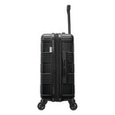 AMERICAN TOURISTER NXT CHECKERED HARDSIDE CARRY ON SPINNER SUITCASE - BLACK - Like New