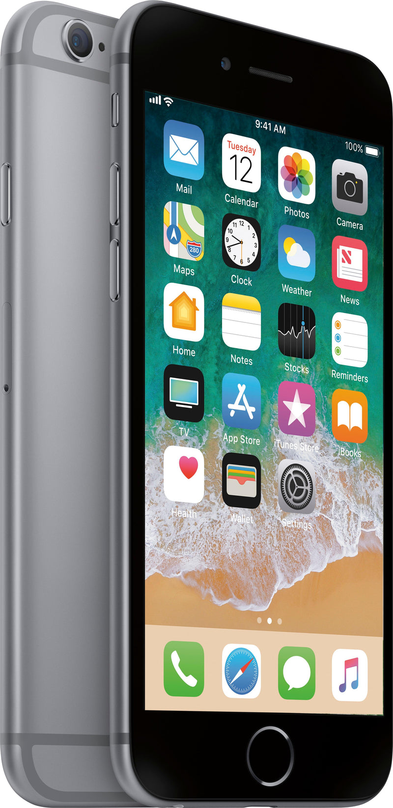 For Parts: APPLE IPHONE 6S 16GB UNLOCKED MKQJ2VC/A - SPACE GRAY - DEFECTIVE SCREEN/LCD