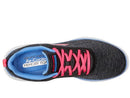 150207 Skechers Women's Flex Appeal 5.0 Black Multi 10 - Brand New