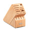 2099601501 WUSTHOF CLASSIC 15-SLOT NATURAL WOOD KNIFE STORAGE BLOCK - Like New
