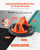 VEVOR VACUUM SUCTION CUP 8" VACUUM GLASS LIFTER WITH CARRYING CASE GPS-2 - Like New