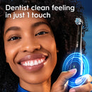 ORAL-B IO SERIES 2 ELECTRIC TOOTHBRUSH PURE WHITE NIGHT BLACK 2PK - BLACK/ WHITE - Like New