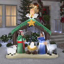 GEMMY 36707 CHRISTMAS 7' NATIVITY SCENE AIRBLOWN INFLATABLE - MULTI - Like New