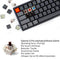KEYCHRON K12 WIRELESS MECHANICAL KEYBOARD SWITCHES - BLACK/GRAY - Scratch & Dent