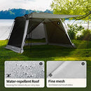 ATTONER Screen House Room 12'x12' Screened Mesh Canopy Tent 8-10 Person - Like New