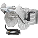 GREENER STAINLESS STEEL HOSE REEL OUTSIDE WALL MOUNT GARDEN - Scratch & Dent
