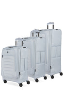 SWISSGEAR OPULENCE SOFTSIDE EXPANDABLE LUGGAGE 3-PIECE (21/25/29) - BABY BLUE - Brand New