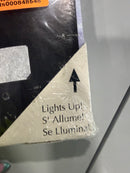 CYPRESS HOME LIGHTED WALL DECOR SNOW WINTER CHRISTMAS LAMPPOST BIRD CARDINAL - Like New