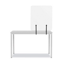MASTERVISION PROTECTOR SERIES FRAMELESS GLASS DESKTOP DIVIDER 47.2 X 0.16 X 35.4 - Brand New