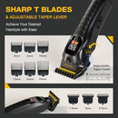 SUPRENT CORDLESS HAIR CLIPPERS PROFESSIONAL TRIMMER SET HC226BX - BLACK - Like New