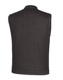 TEAM45005 TRUE ELEMENT MENS CLUB STYLE DENIM VEST WITH CONCEALED CARRY POCKETS S - Brand New