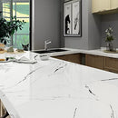 LaCheery Large Wide 36 X 160 Inch Black White Cracked Marble Peel Stick - Brand New
