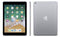 For Parts: APPLE IPAD 6TH GEN 9.7" 32GB WIFI + CELLULAR PACE GRAY CRACKED SCREEN/LCD