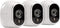 Arlo by NETGEAR Security System 3 HD Cameras Gen 4 Base VMS3330H-100NAS - White Like New