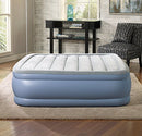 Beautyrest Hi-Loft Inflatable Mattress Raised-Profile Air Bed with Pump Blue - Brand New