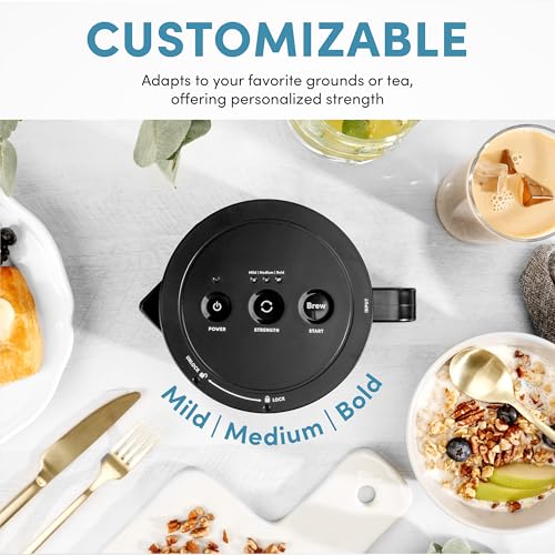 AROMA 5-MINUTE INSTANT COLD BREW COFFEE MAKER ACM-210B - BLACK - Like New