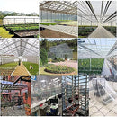 RFDMXC 10ftx10ft Thicken Transparent Tarp Garden Rainproof Clear Poly Tarp - Brand New