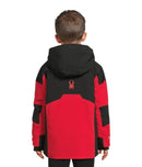 SPYDER BOYS' LEADER JACKET SIZE YOUTH 16 BLACK RED - Like New