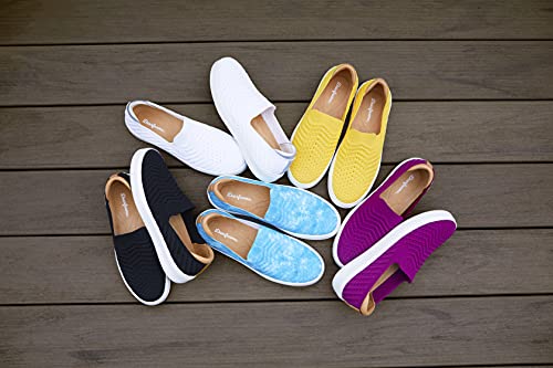 533198MVMX Dearfoams Women's Sophie Loafers Black/White Size 7.5 - Like New