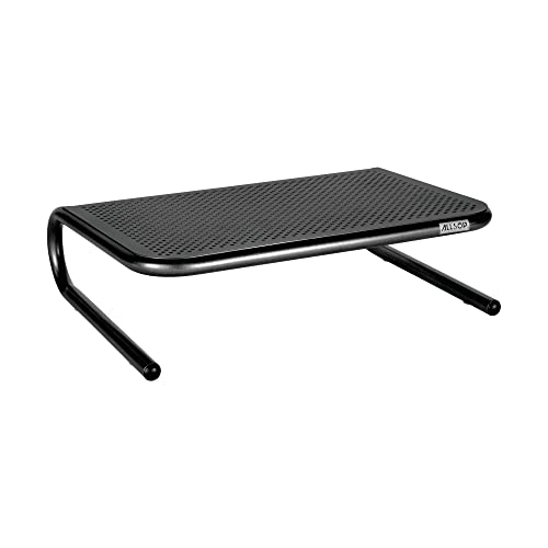 ALLSOP METAL ART JR MONITOR STAND 14"W PLATFORM HOLDS 40LBS - Scratch & Dent