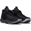 UNDER ARMOUR UNISEX UA HOVR HAVOC 5 CLONE TEAM M6 W7.5 3024979-002 - BLA/GRY - Like New
